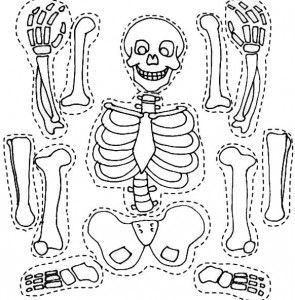Skeleton Coloring Pages 2 Craft Skeletons 295x300 Skeleton Coloring Pages 2 Craft Skeletons
