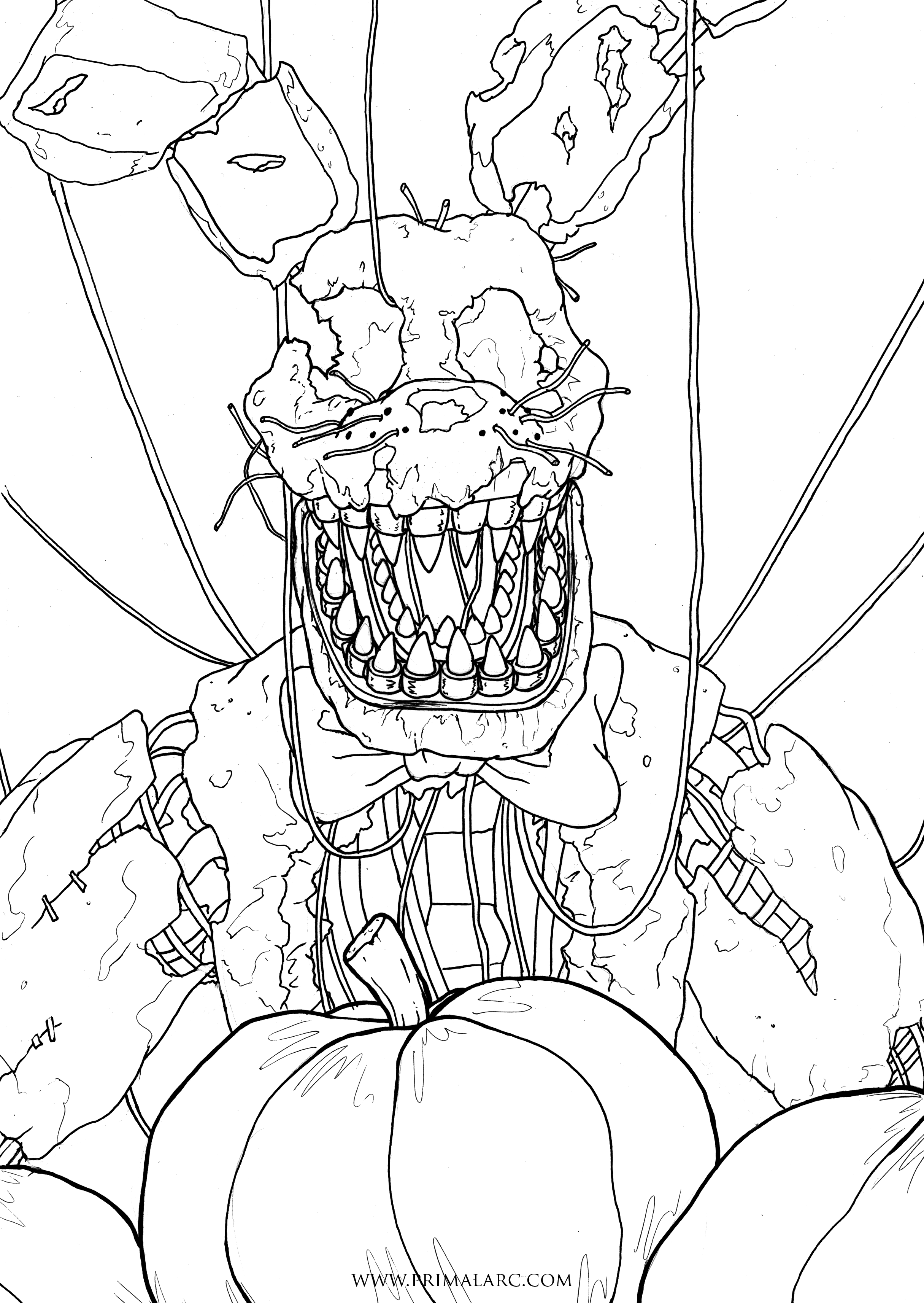 New Freebie Jack O Bonnie Colouring Sheet Primal Arc 2430x3425 New Freebie Jack O Bonnie Colouring Sheet Primal Arc