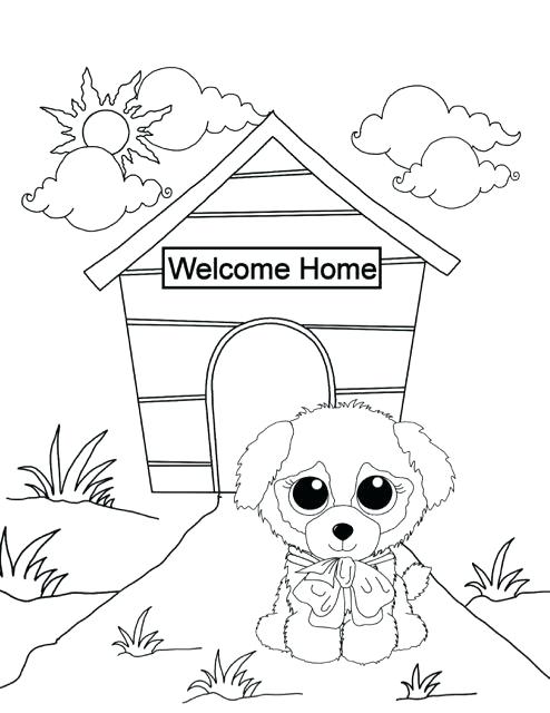 Beanie Boo Coloring Pages New Puppy Free Downloadable Sheets 494x640 Beanie Boo Coloring Pages New Puppy Free Downloadable Sheets