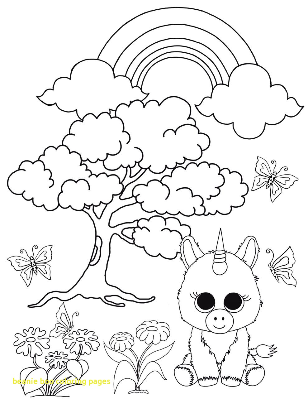 Beanie Boo Coloring Pages With Free Best 989x1280 Beanie Boo Coloring Pages With Free Best