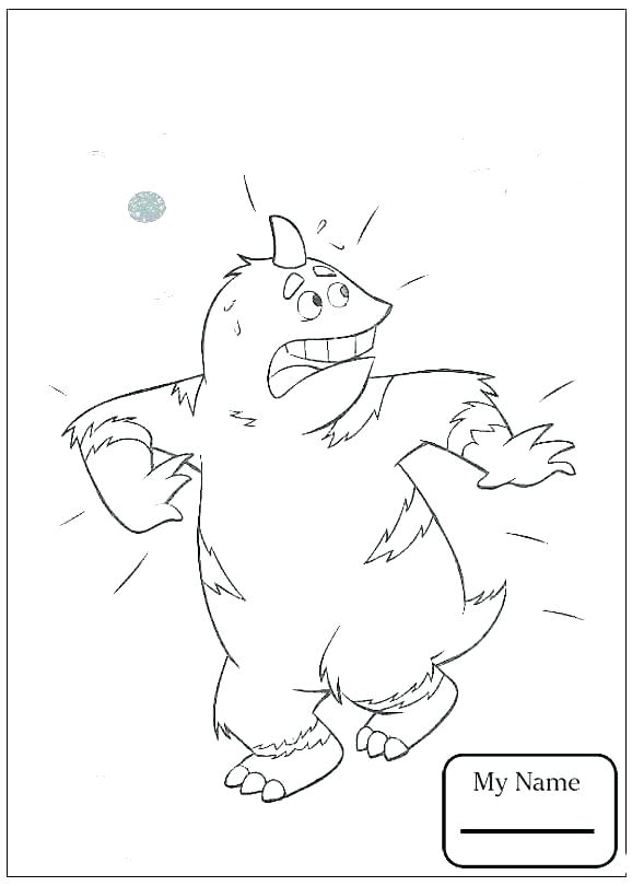 578x810 Monster Inc Coloring Pages