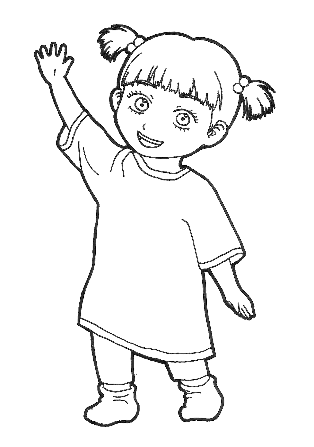 1024x1460 Monster Inc Png Black White Transparent Monster Inc Black