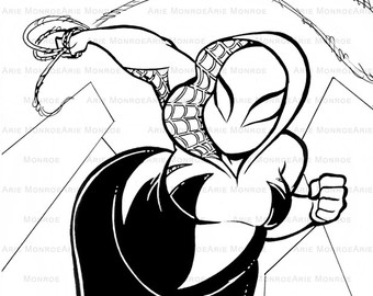 Printable Adult Coloring Page Print Sheet Plus Size Pinup 340x270 Printable Adult Coloring Page Print Sheet Plus Size Pinup