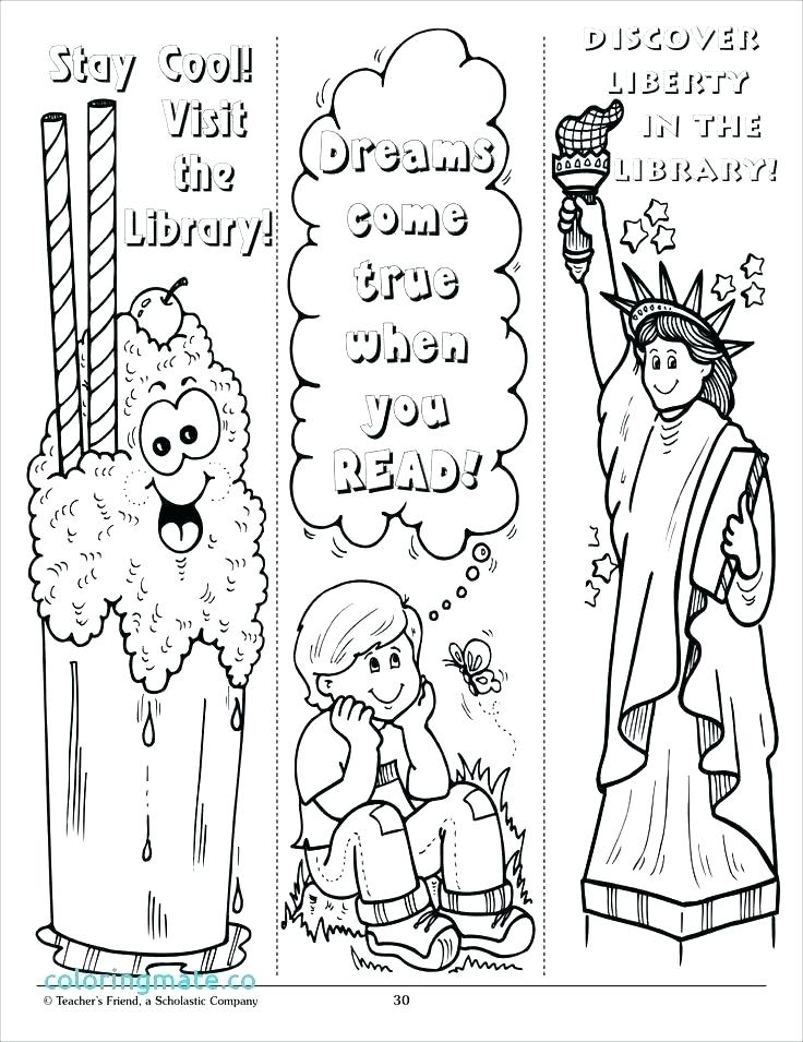Free Coloring Bookmarks 736x955 Free Coloring Bookmarks