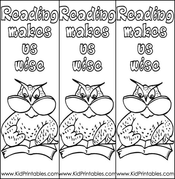 Best Coloring Bookmark Templates For Kids Free Amp Premium 585x599 Best Coloring Bookmark Templates For Kids Free Amp Premium