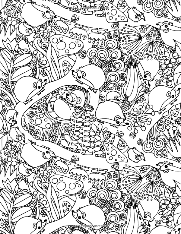 600x776 Off The Bookshelf Coloring Book Weirdly Wonderful Designs