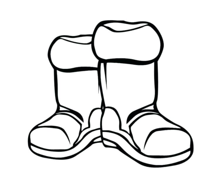 699x610 Cowboy Boots Coloring Pages Boots Coloring Page Boot Coloring Page