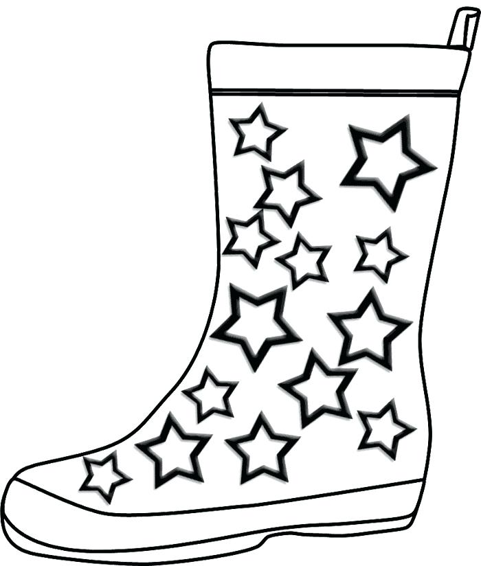 700x824 Boots Coloring Pages