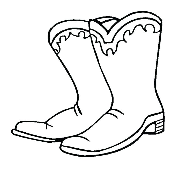 750x664 Coloring Pages Cowboy Boots Devon Creamteas