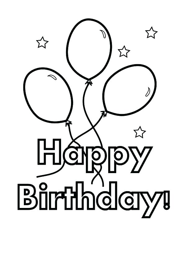 Party Coloring Pages Birthday Balloons Balloons For Birthday Party 600x848 Party Coloring Pages Birthday Balloons Balloons For Birthday Party