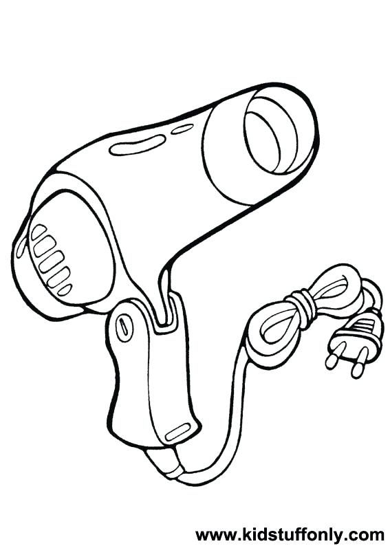 Water Bottle Coloring Page Hot Water Bottle Coloring Hair Dryer 567x794 Water Bottle Coloring Page Hot Water Bottle Coloring Hair Dryer