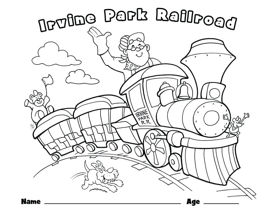 Coloring Page Park Railroad Park Railroad A Train Rides A Party 900x689 Coloring Page Park Railroad Park Railroad A Train Rides A Party