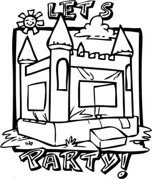 Image Result For Bounce House Clip Art Black And White School 300x355 Image Result For Bounce House Clip Art Black And White School