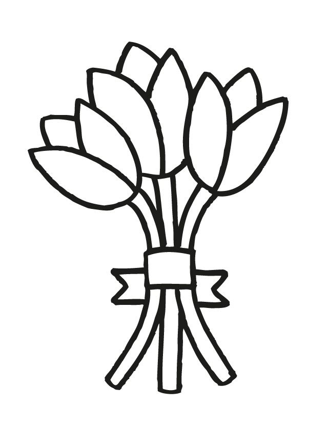 Bouquet Coloring Pages