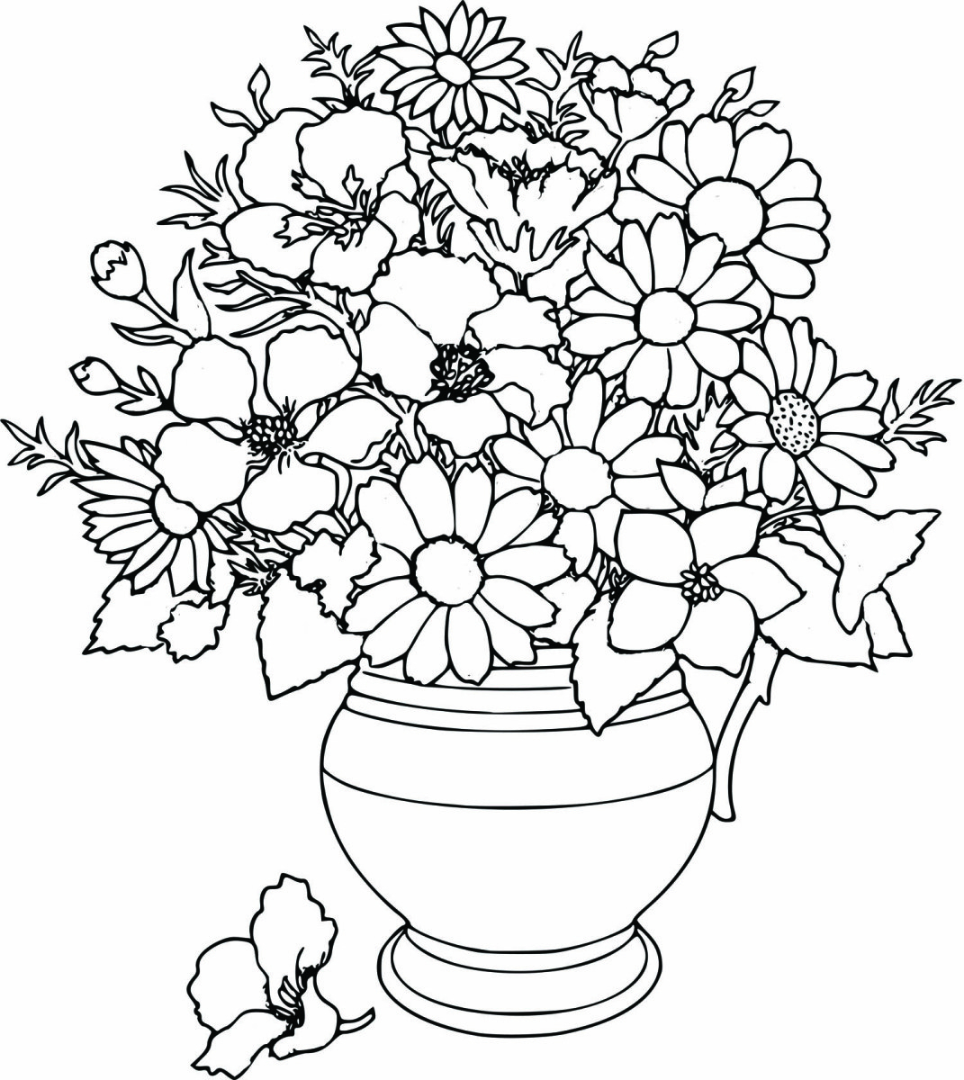 1071x1200 Bouquet Of Roses Coloring Page Flowers Pages Google Twit