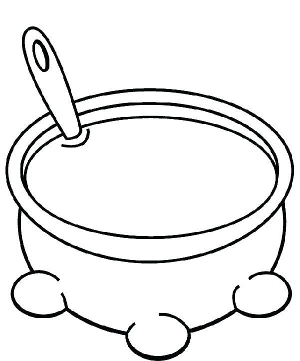 601x722 Soup Bowl Coloring Page Stone Soup Coloring Page Stone Soup