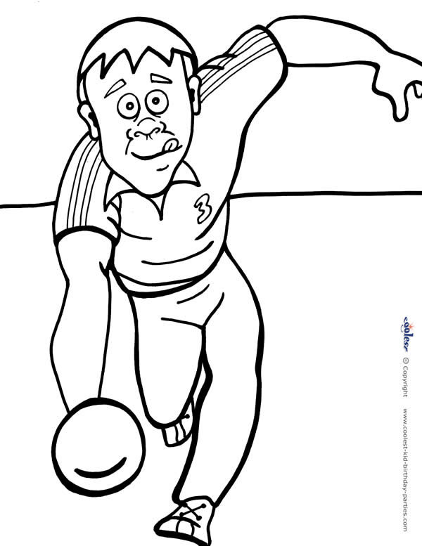600x777 Printable Bowling Coloring Page 6