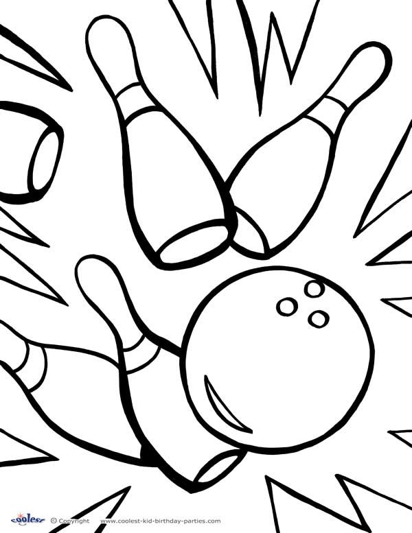 Printable Bowling Coloring Page 7 600x777 Printable Bowling Coloring Page 7