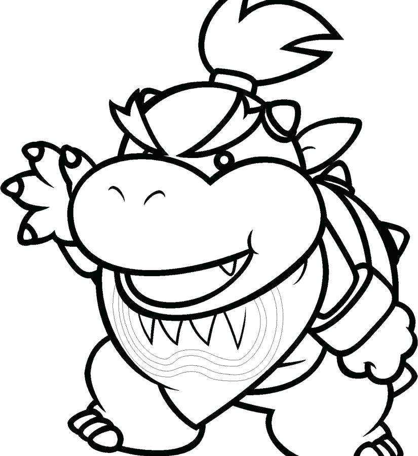 825x900 Bowser Coloring Pages Astounding Vs Coloring Pages Toad Super
