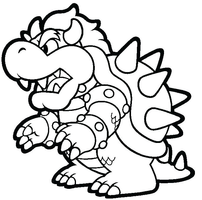 686x680 Mario Bro Coloring Pages Games Super Bros Coloring Pages Printable