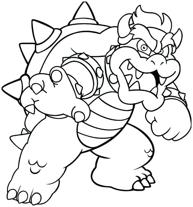 631x677 Coloring Pages Coloring Pages Page Sheets Jr Bowser Jr Coloring