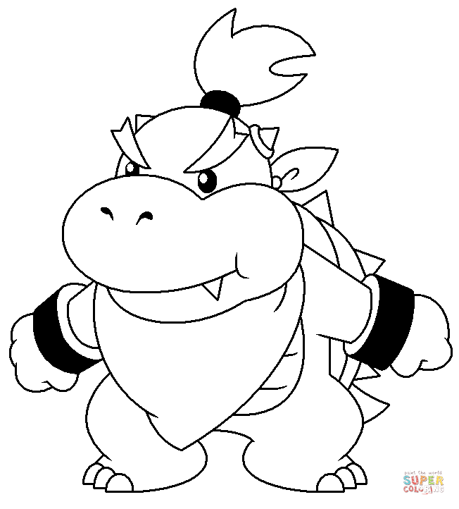 652x722 44 Fresh Bowser Jr Coloring Pages Printable Coloring Pages