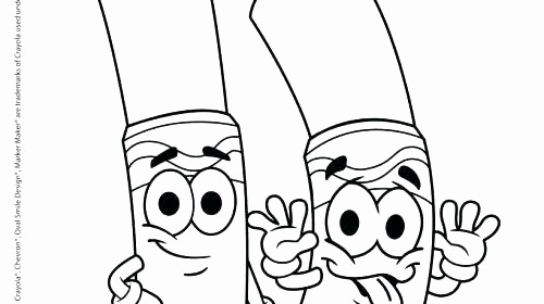 500x280 Crayon Coloring Pages Coloring Page Crayola Crayon Box Coloring