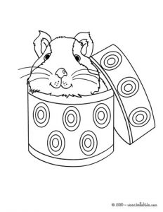 232x300 Modest Decoration Guinea Pig Coloring Pages Guinea Pig In A Box