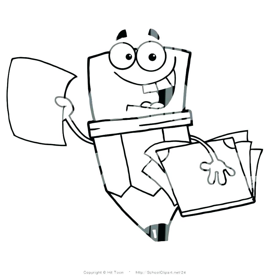 878x895 Pencil Coloring Page Free Pencil Coloring Pages Pencil Box