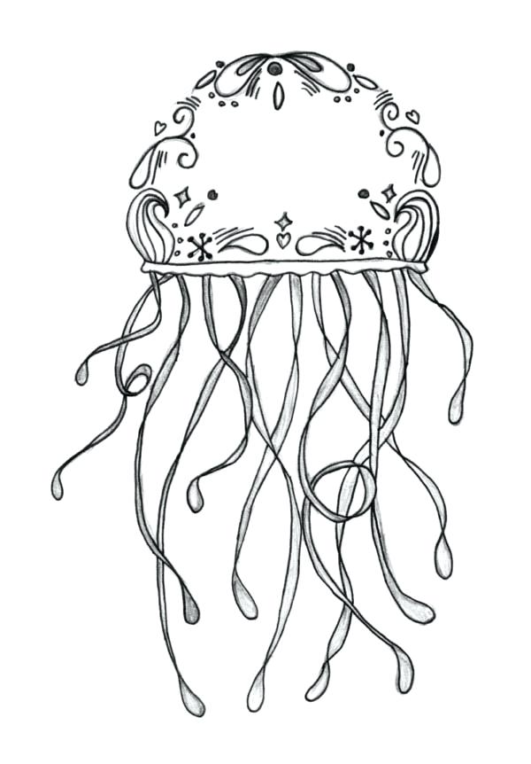Jellyfish Coloring Page Innovative Jellyfish Coloring Page Cool 600x862 Jellyfish Coloring Page Innovative Jellyfish Coloring Page Cool