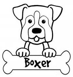236x247 Coloring Pages Of Boxer Dogs How To Draw A Dog Fun Drawing