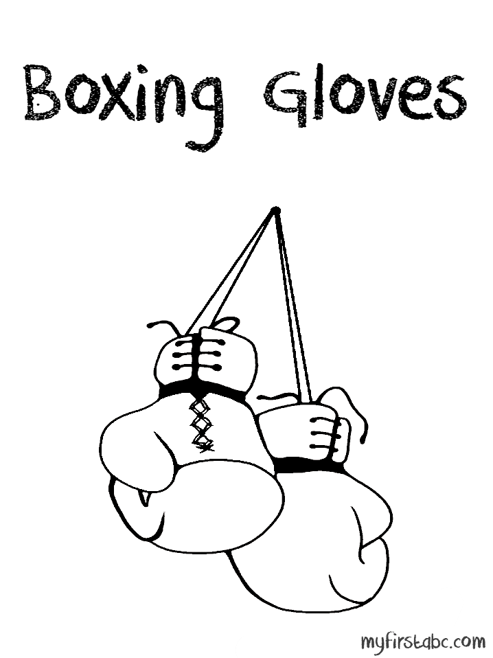 718x958 Boxing Gloves Coloring Pages Fair Boxing Gloves Coloring Pages