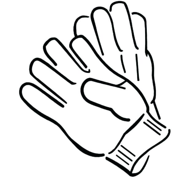 600x623 Baseball Glove Coloring Page Baseball Glove Coloring Page Boxing