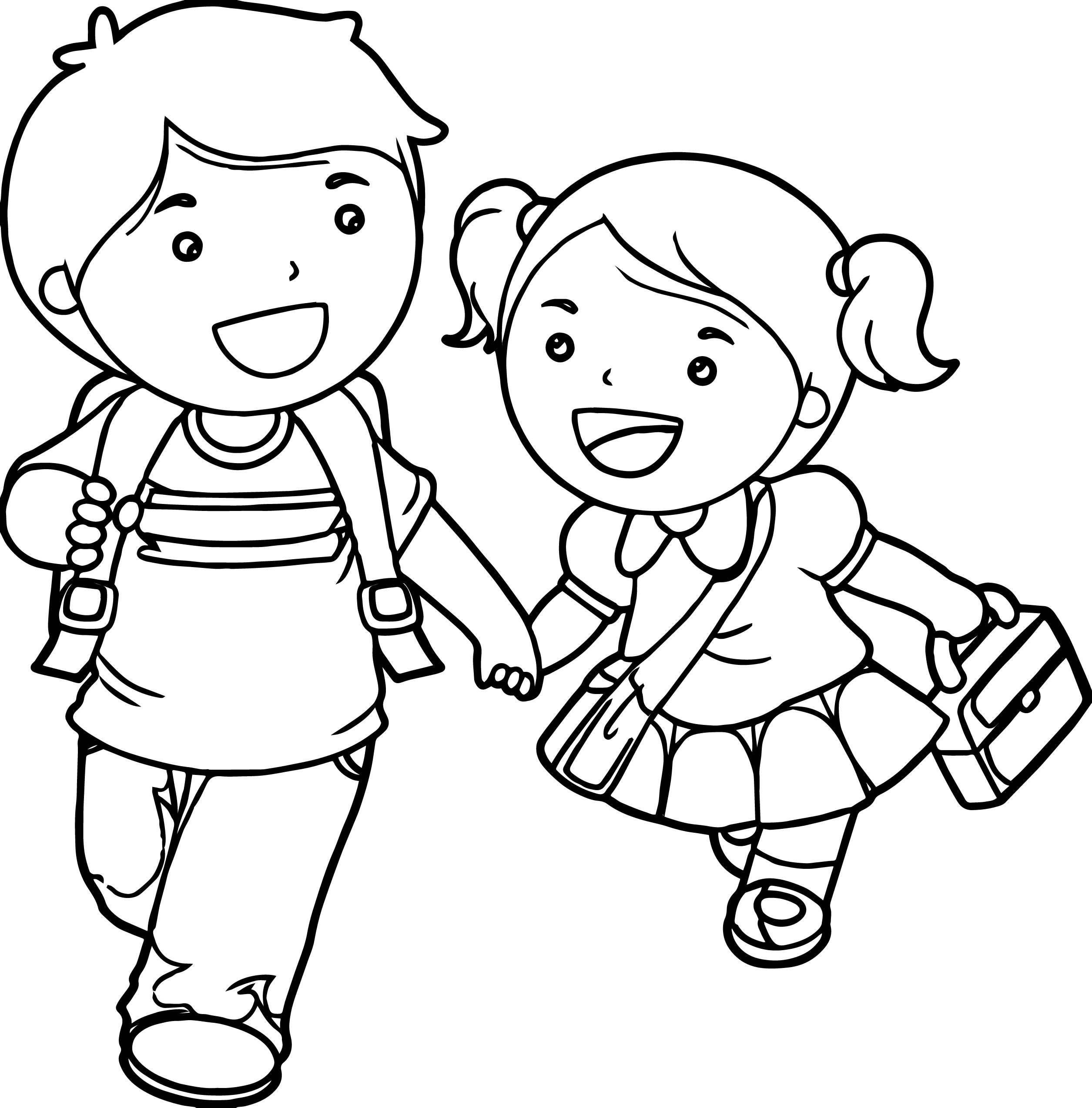 Excellent Little Boy And Girl Coloring Pages P 2510x2548 Excellent Little Boy And Girl Coloring Pages P
