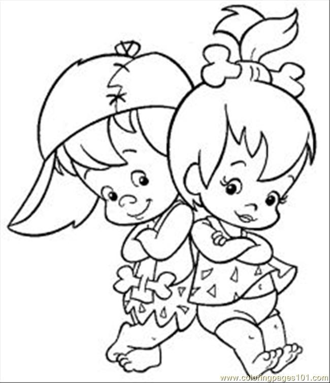 Flintstones Coloring Pages Free Printable Kids Art Pictures Girl 650x755 Flintstones Coloring Pages Free Printable Kids Art Pictures Girl
