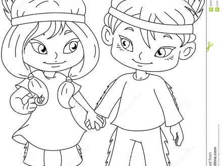 440x330 36 Indian Girl Coloring Page, Indian Girl Coloring Pages Coloring