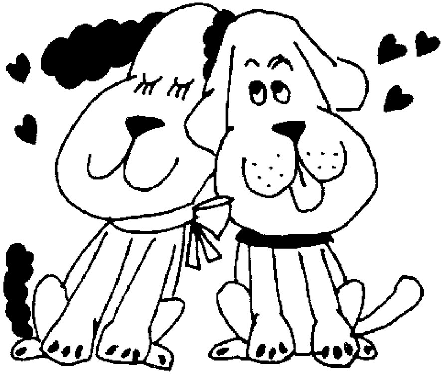 887x750 Printable Coloring Pages Puppy Love Coloring Pages