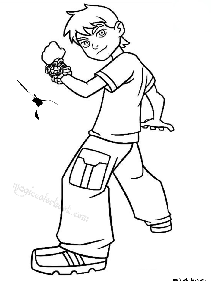 Ben 10 Omnitrix Coloring Page Cartoon Boy 700x933 Ben 10 Omnitrix Coloring Page Cartoon Boy