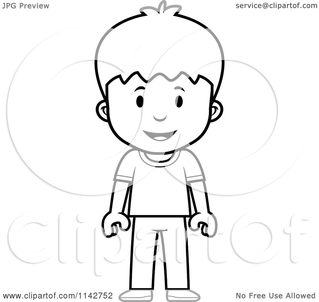 Black And White School Boy Standing Vector Outlined Coloring Page 1080x1024 Black And White School Boy Standing Vector Outlined Coloring Page