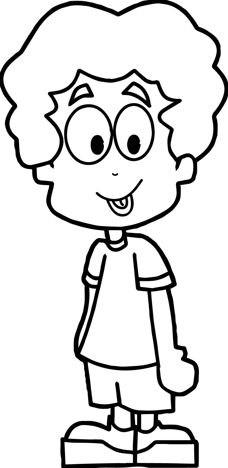 Cartoon Boy Coloring Page Wecoloringpage 933x1910 Cartoon Boy Coloring Page Wecoloringpage