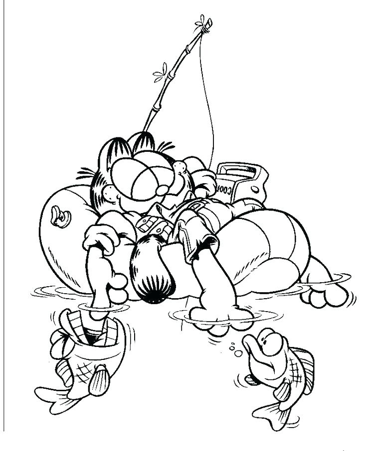 Fishing Coloring Pages Color Drawing Online Pictures Fishing 736x906 Fishing Coloring Pages Color Drawing Online Pictures Fishing