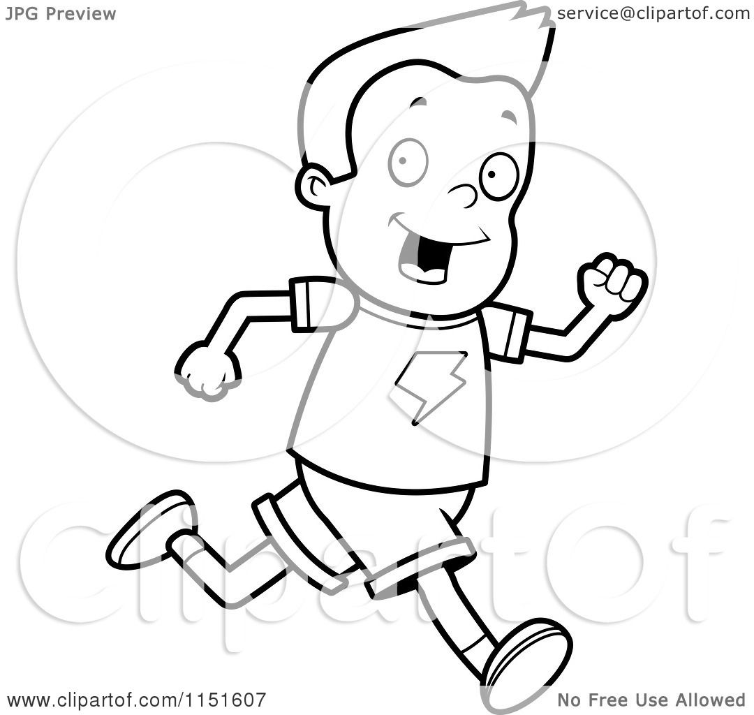 Cartoon Clipart Of A Black And White Boy Running 1080x1024 Cartoon Clipart Of A Black And White Boy Running