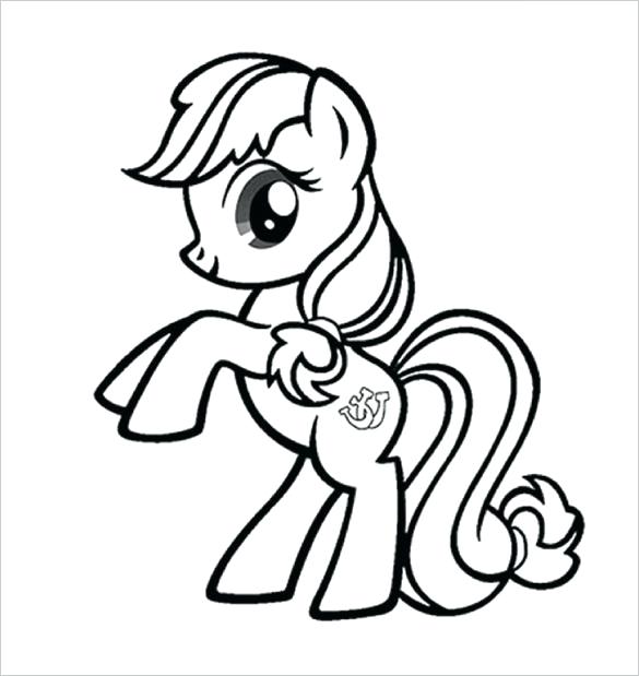 Kid Coloring Page Pony Kid Coloring Page Childrens Valentine 585x619 Kid Coloring Page Pony Kid Coloring Page Childrens Valentine