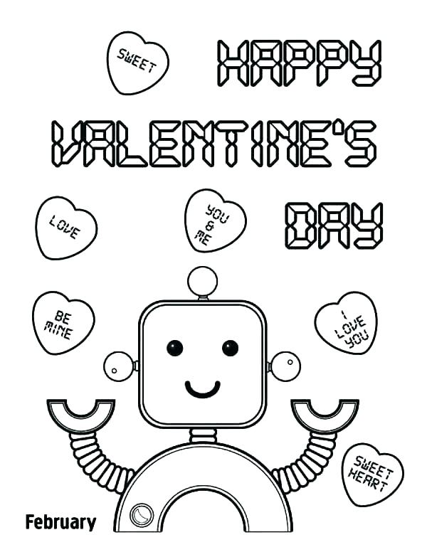 Valentines Day Coloring Pages Free Printables Kids Coloring 600x776 Valentines Day Coloring Pages Free Printables Kids Coloring