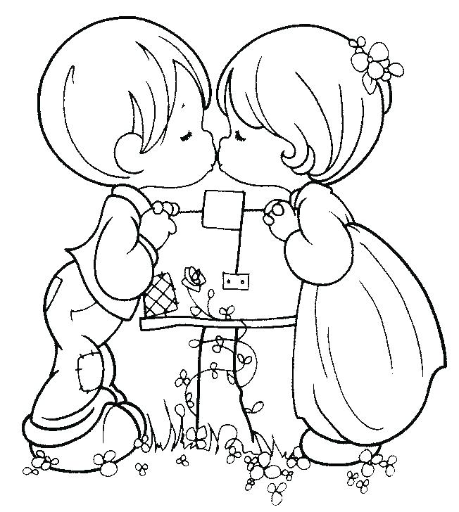 Precious Moments Valentine Coloring Pages 652x728 Precious Moments Valentine Coloring Pages