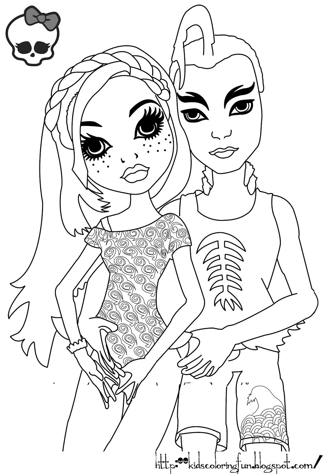 1131x1600 Monster High Toralei Coloring Pages