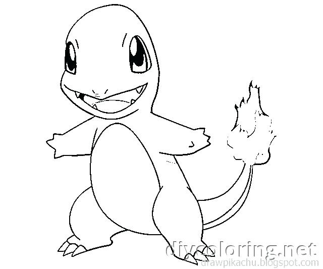Pokemon Coloring Pages Charmander Coloring For Kids Coloring Pages 640x533 Pokemon Coloring Pages Charmander Coloring For Kids Coloring Pages
