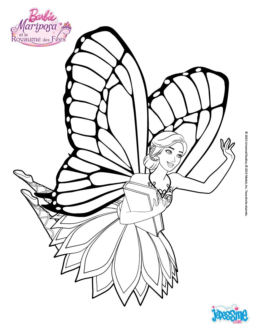 Un Joli Dessin A Colorier De Barbie Mariposa En Plein Vol Avec Le 820x1060 Un Joli Dessin A Colorier De Barbie Mariposa En Plein Vol Avec Le
