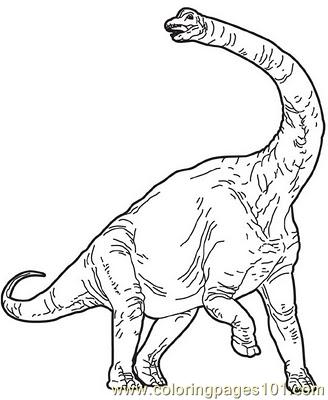 328x400 Brachiosaurus Coloring Page