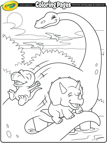 420x560 Brachiosaurus Coloring Page And Dinosaur Friends Coloring Page